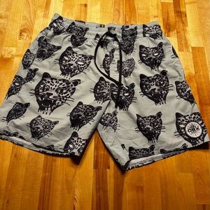 Volcom Gray Patterned Shorts